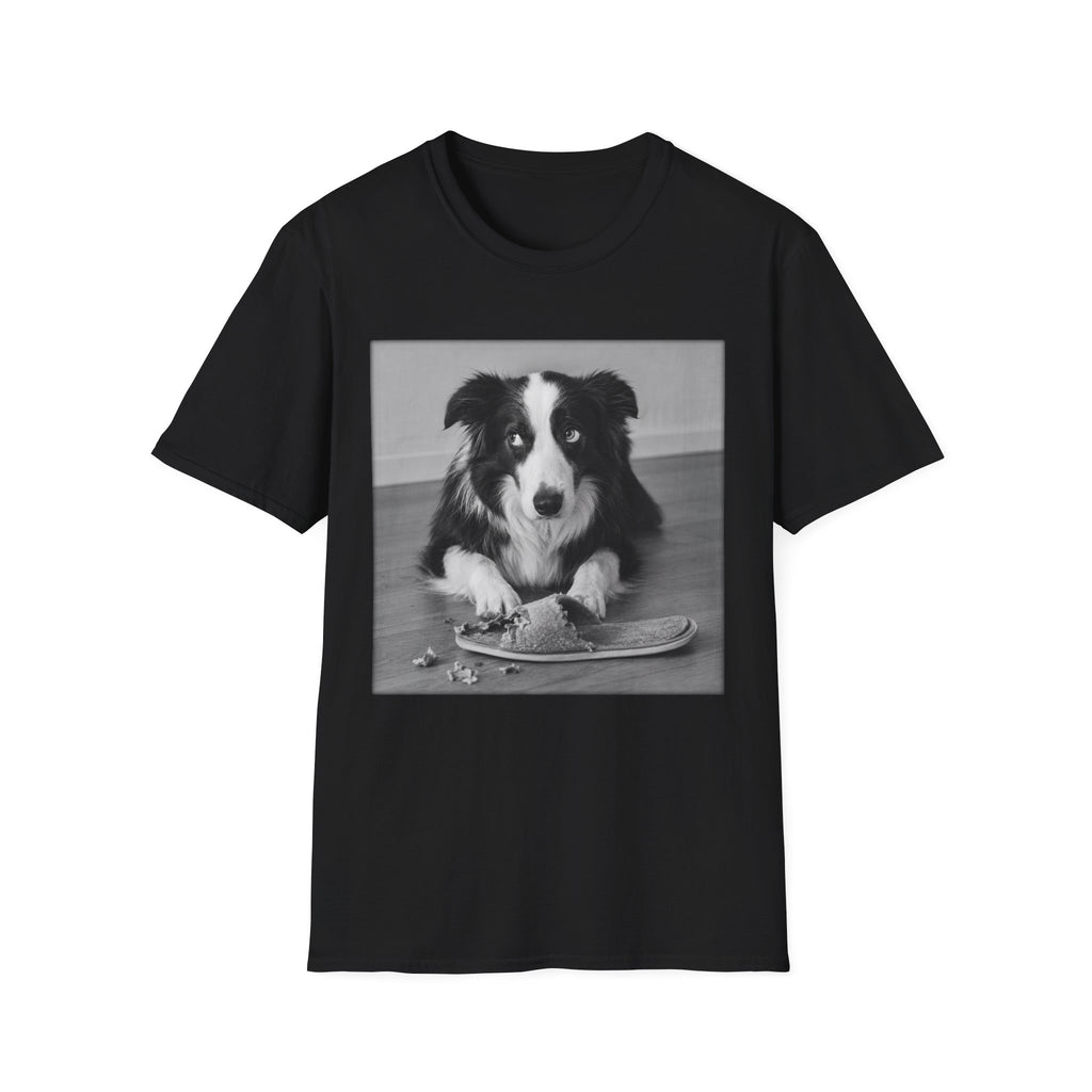 Border Collie Slippers Bad Dog  T-Shirt