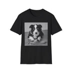 Border Collie Slippers Bad Dog  T-Shirt