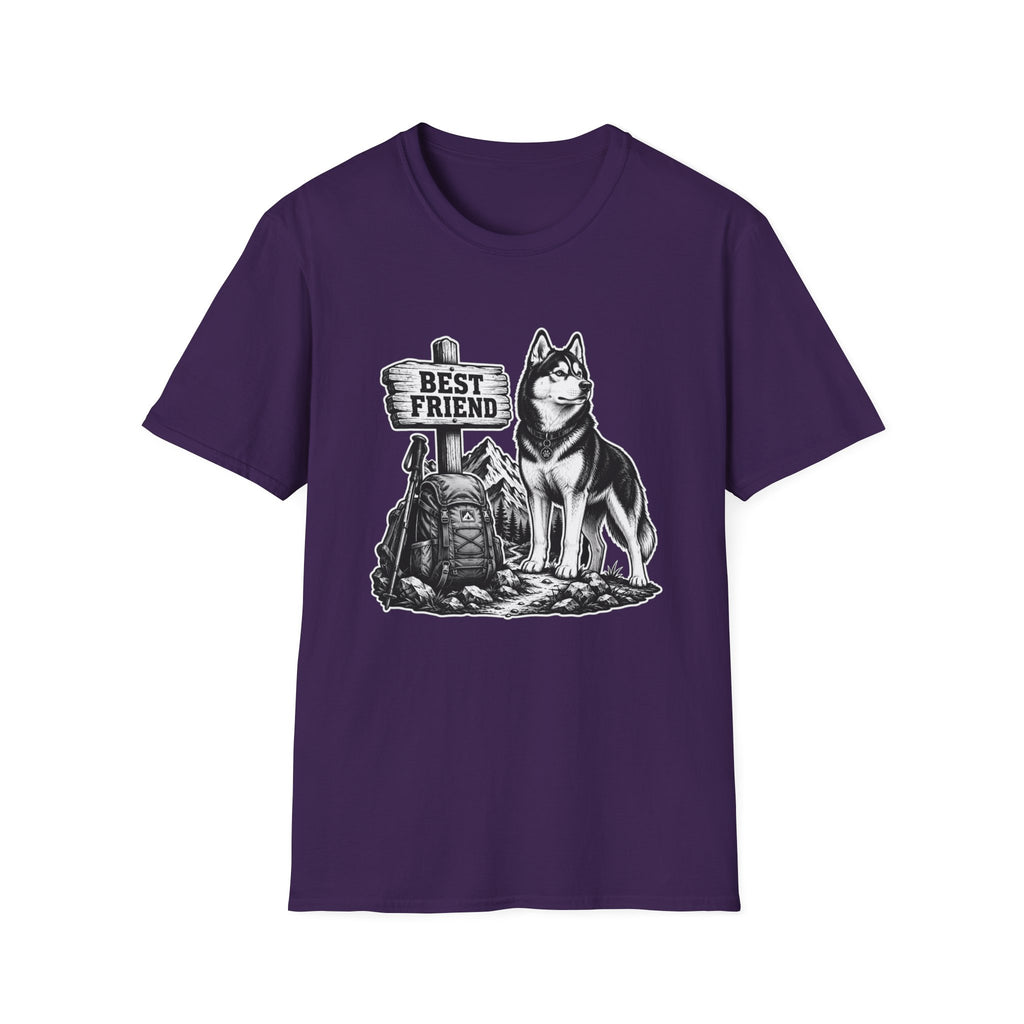 Husky Best Friend Hiking T-Shirt