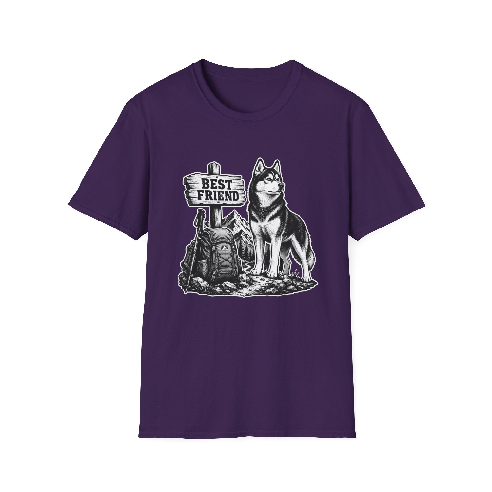 Husky Best Friend Hiking T-Shirt