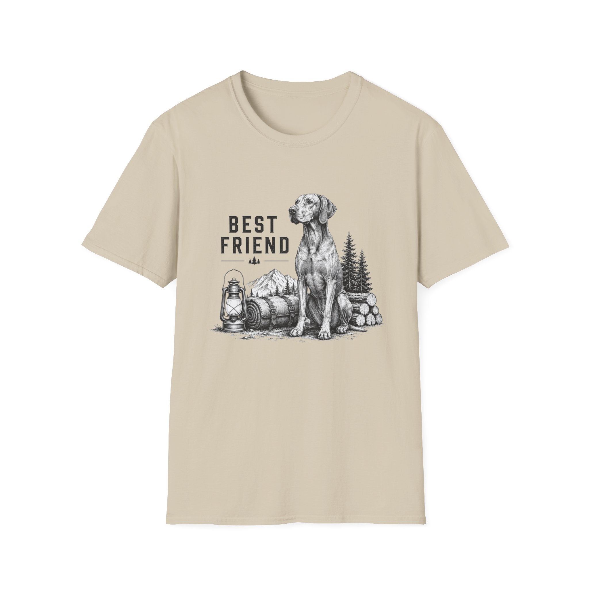 Vizsla Best Friend Camping T-Shirt