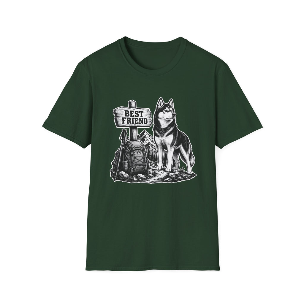 Husky Best Friend Hiking T-Shirt