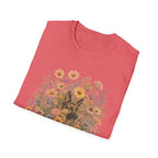 German Shepherd Floral Camouflage T-Shirt