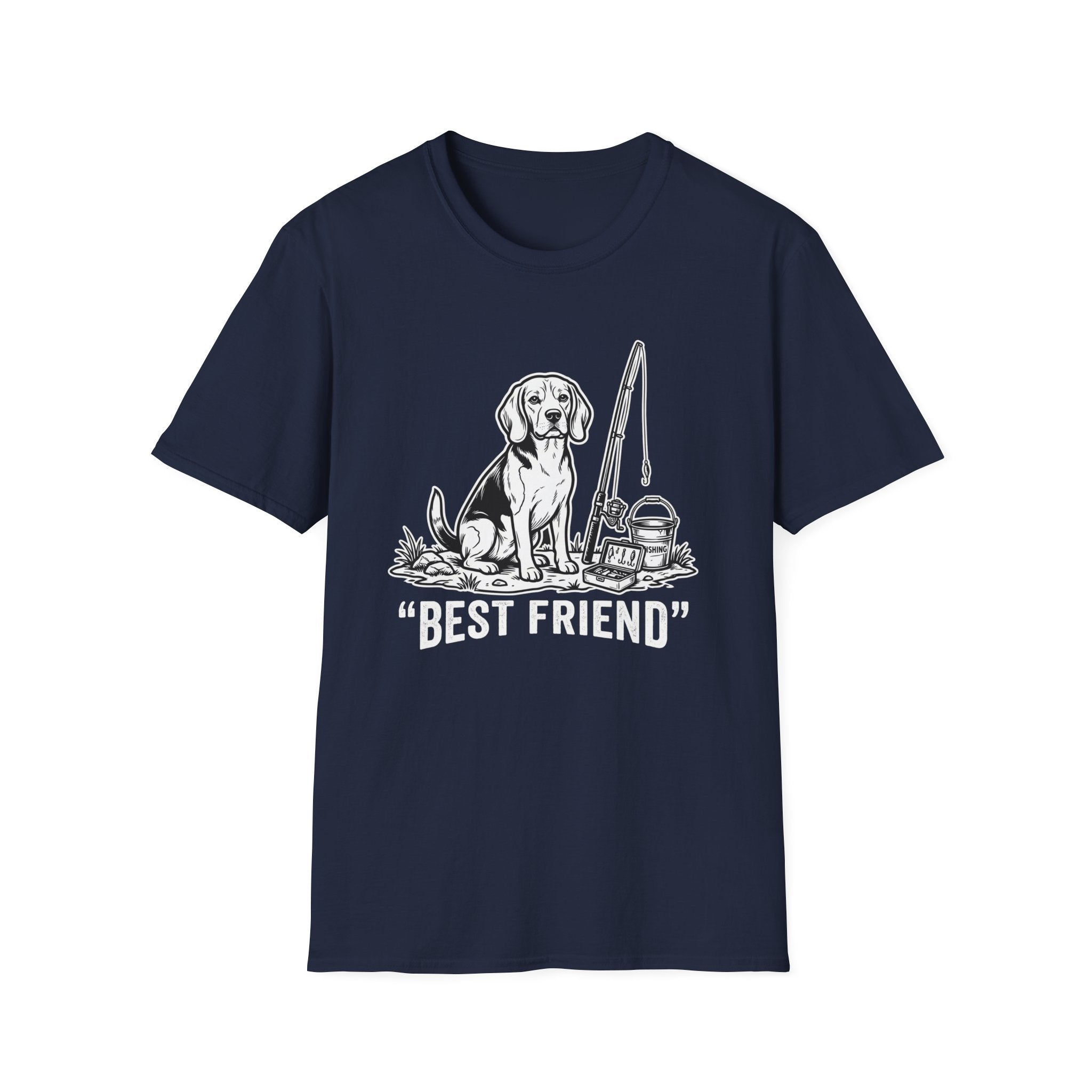 Beagle Best Friend Fishing T-Shirt