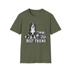 Bernese Mountain Dog Best Friend Camping T-Shirt