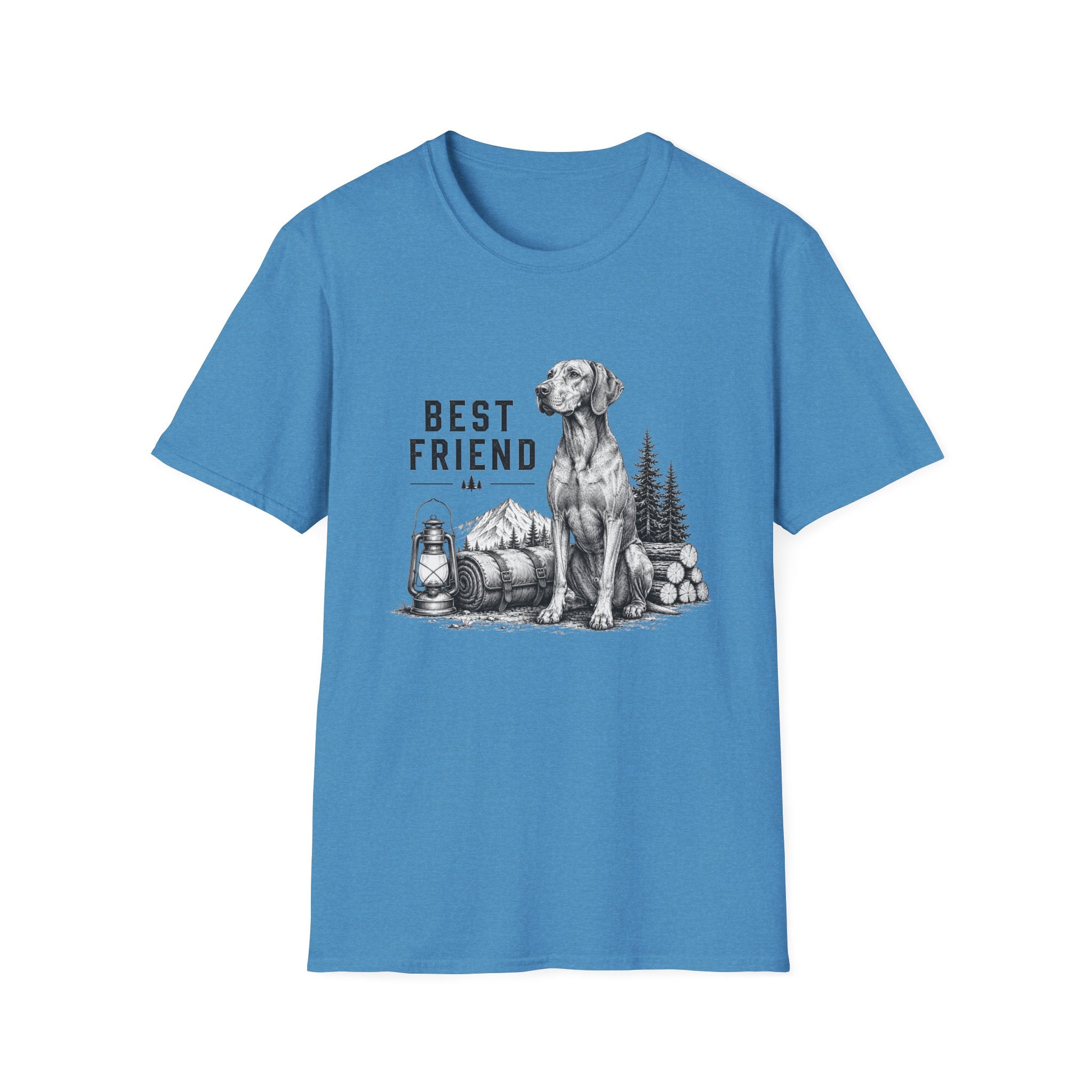 Vizsla Best Friend Camping T-Shirt