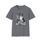 Border Collie Best Friend Yardwork T-Shirt