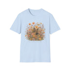 German Shepherd Floral Camouflage T-Shirt