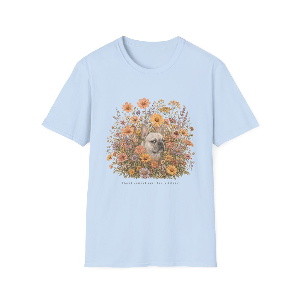 French Bulldog Floral Camouflage T-Shirt