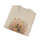 German Shepherd Floral Camouflage T-Shirt