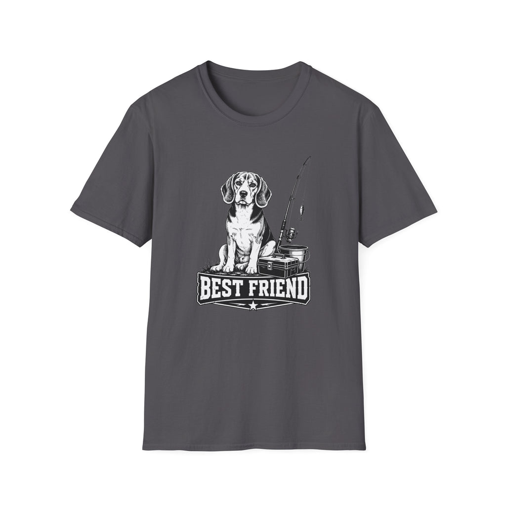 Beagle Best Friend Fishing too T-Shirt
