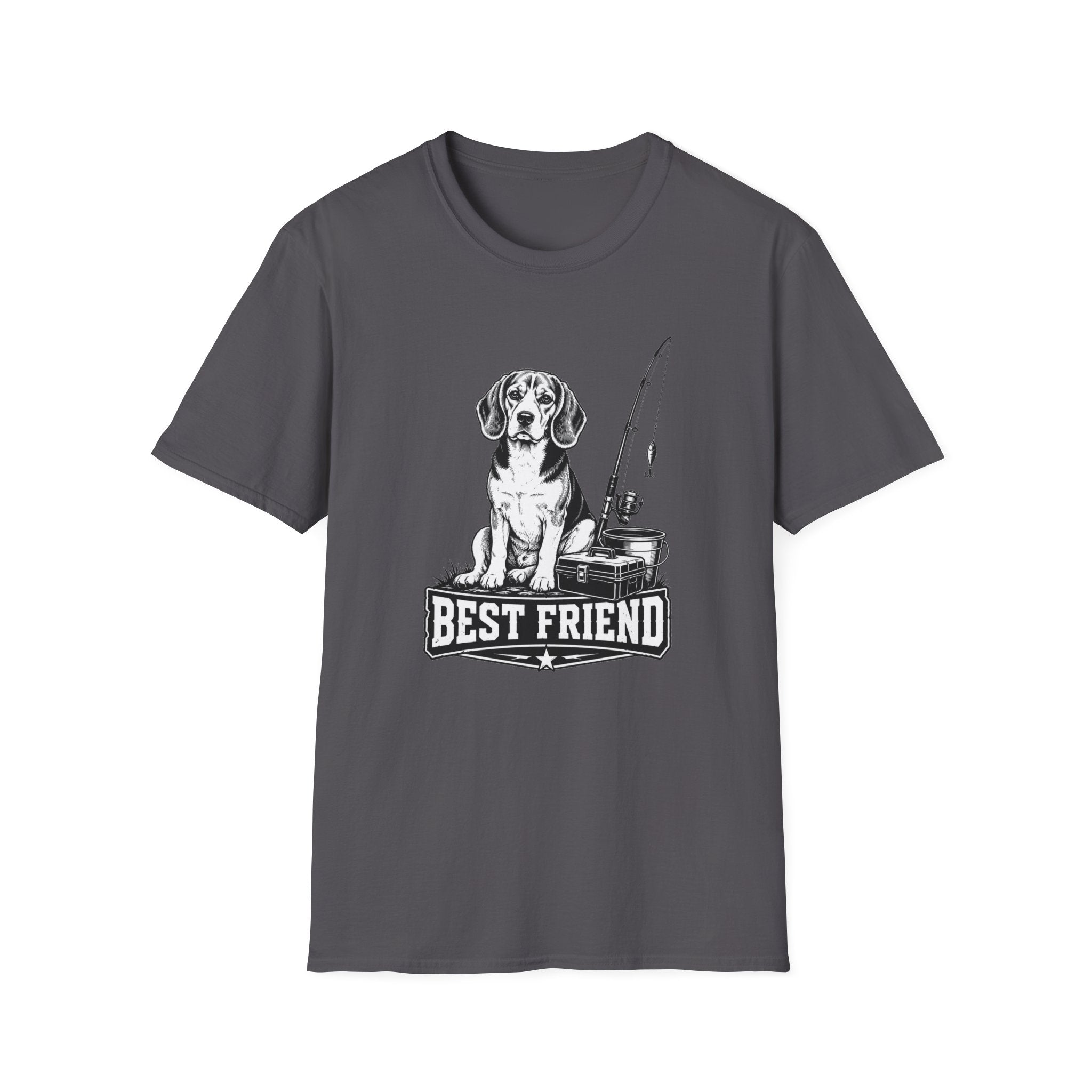 Beagle Best Friend Fishing too T-Shirt