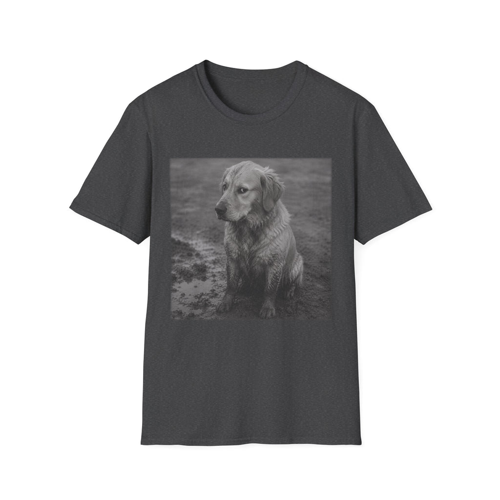Golden Retriever In The Mud Bad Dog T-Shirt