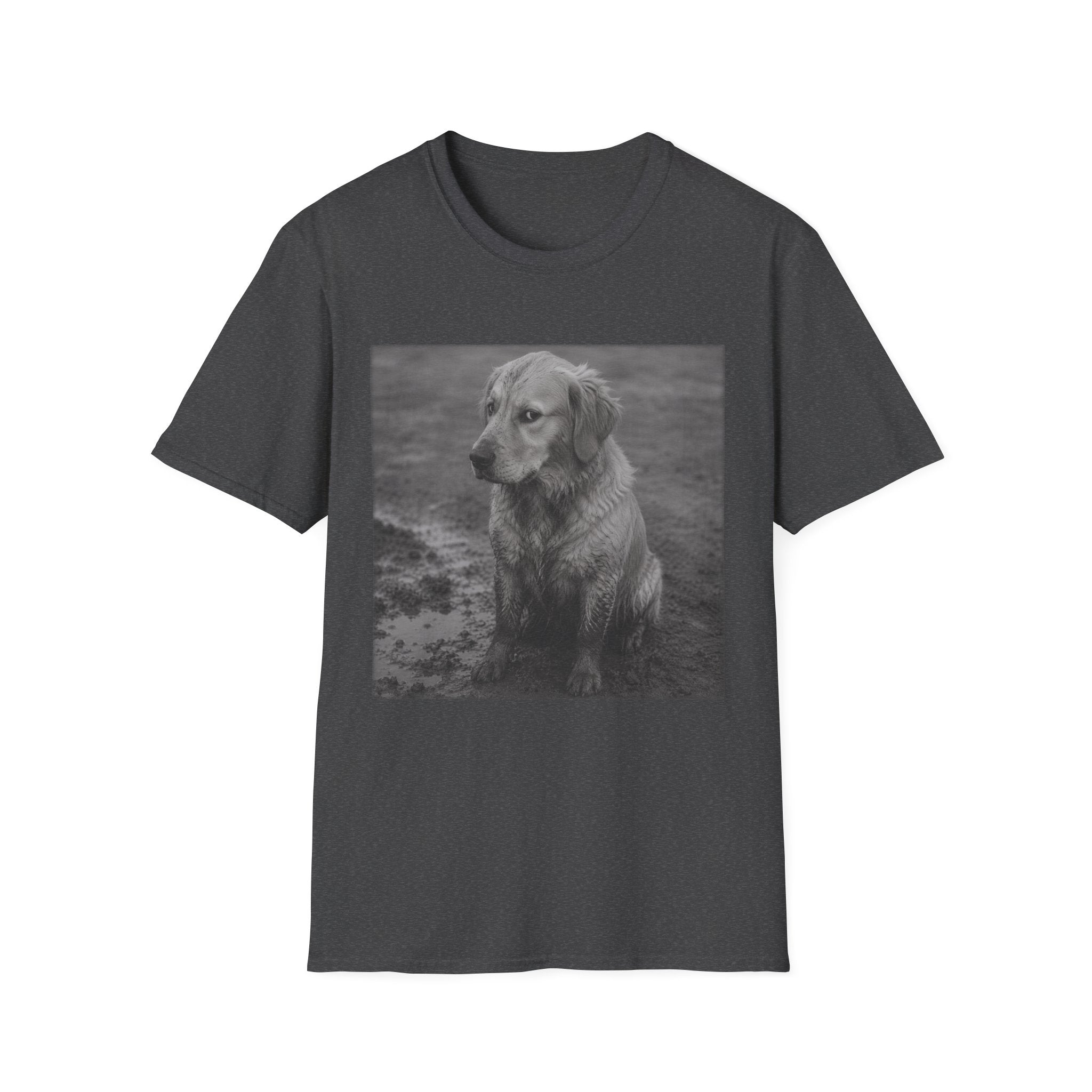 Golden Retriever In The Mud Bad Dog T-Shirt