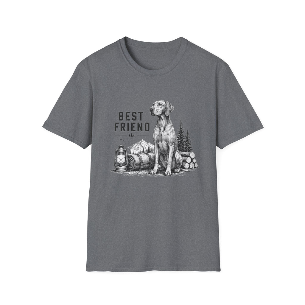 Vizsla Best Friend Camping T-Shirt