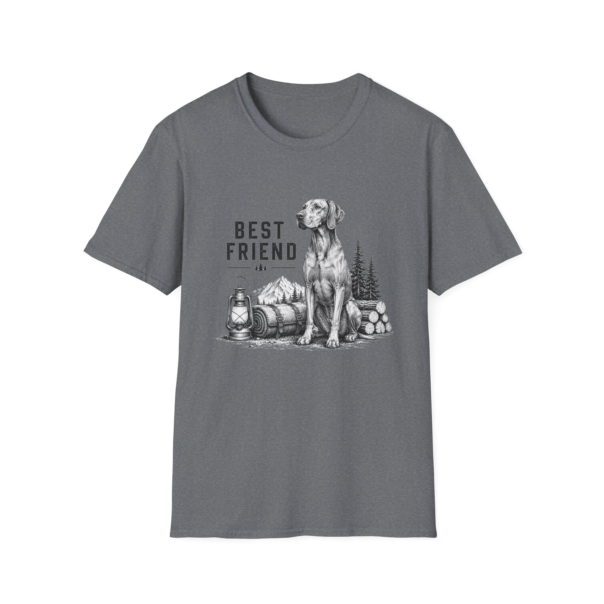 Vizsla Best Friend Camping T-Shirt