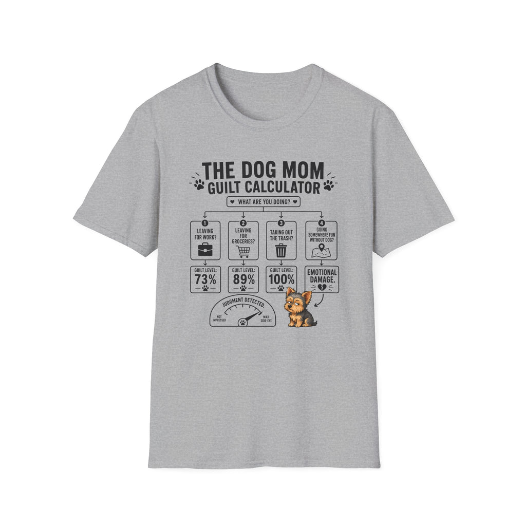 Dog Mom Guilt Calculator T-Shirt
