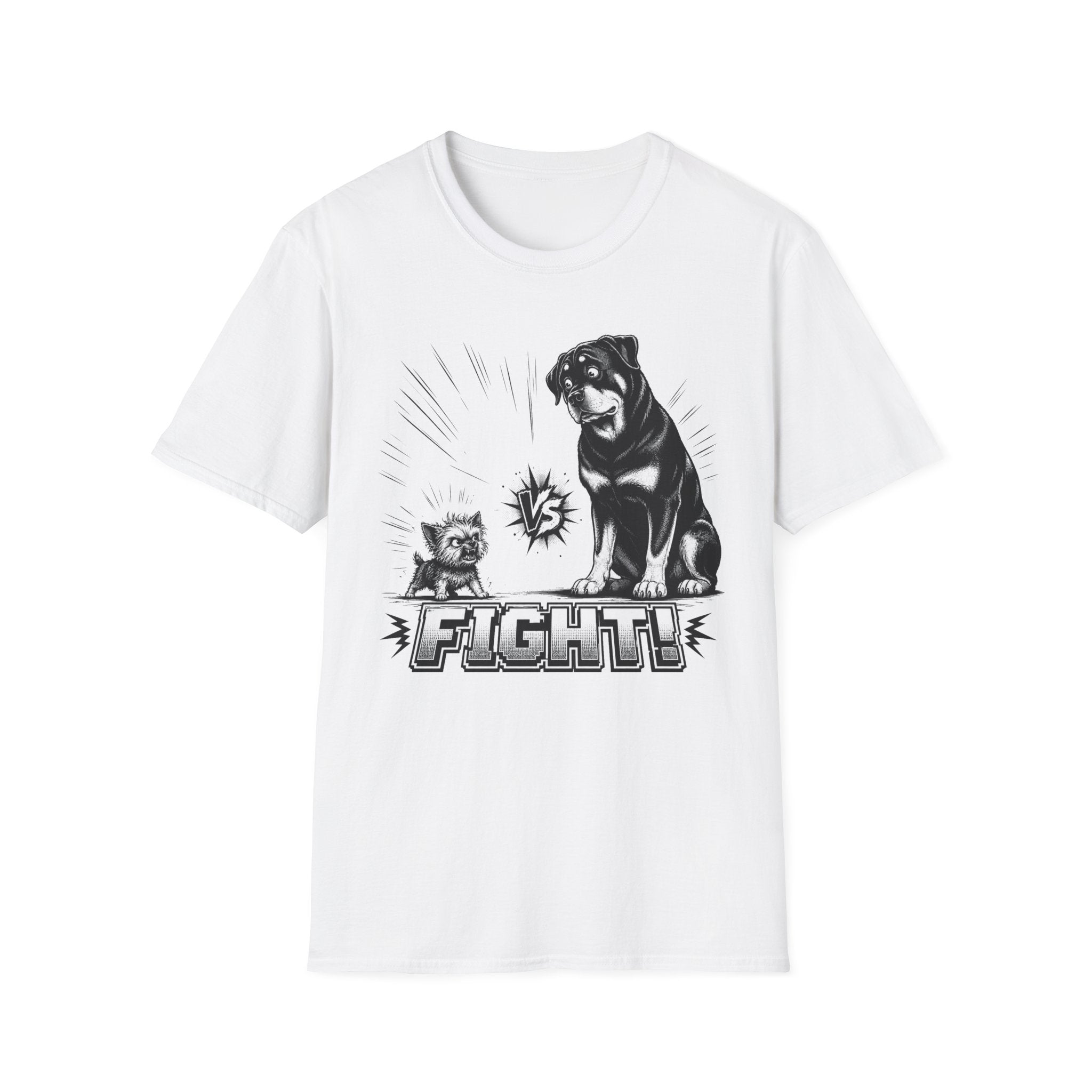 Yorkie VS Rottie T-Shirt