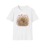 German Shepherd Floral Camouflage T-Shirt