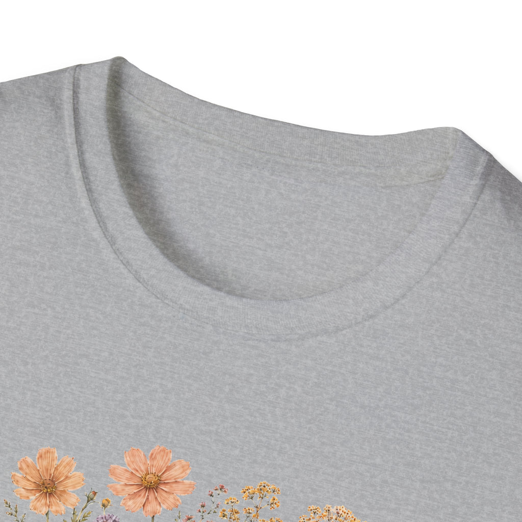 German Shepherd Floral Camouflage T-Shirt