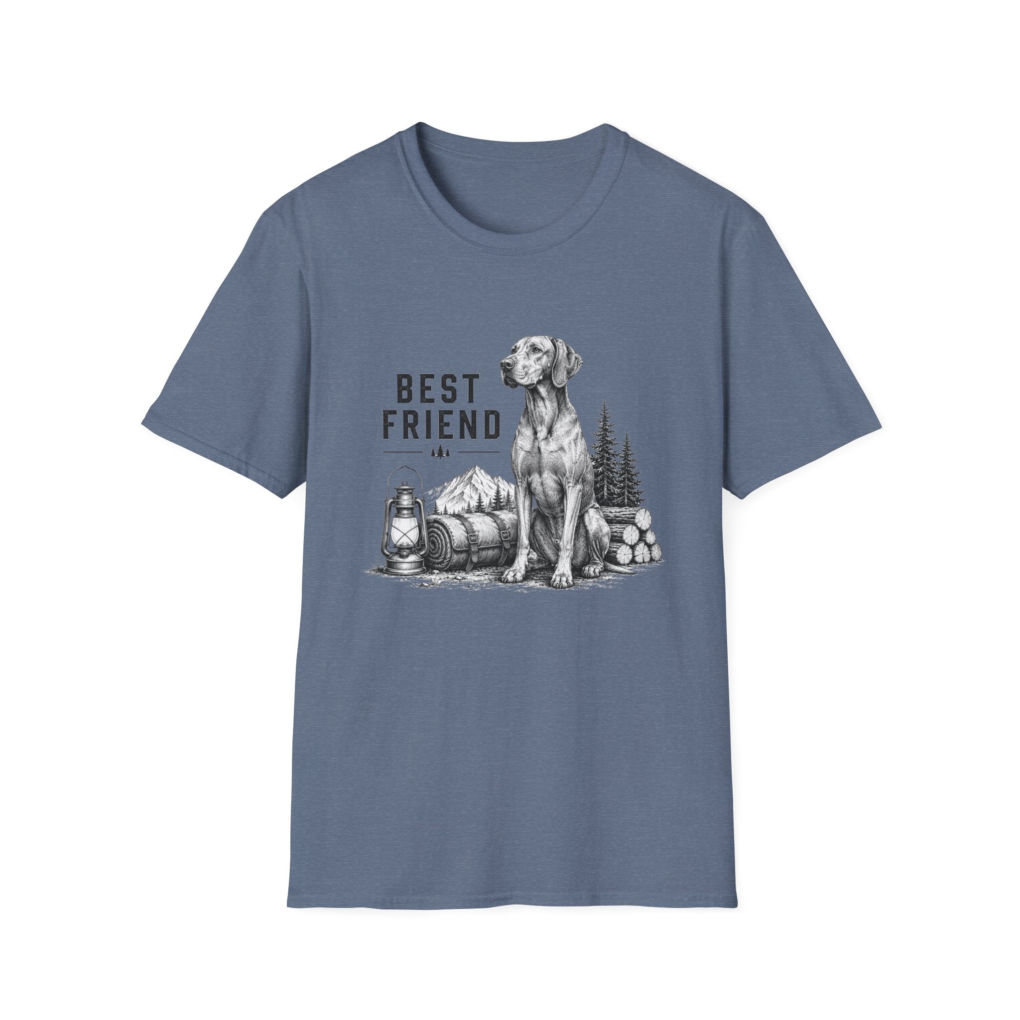 Vizsla Best Friend Camping T-Shirt