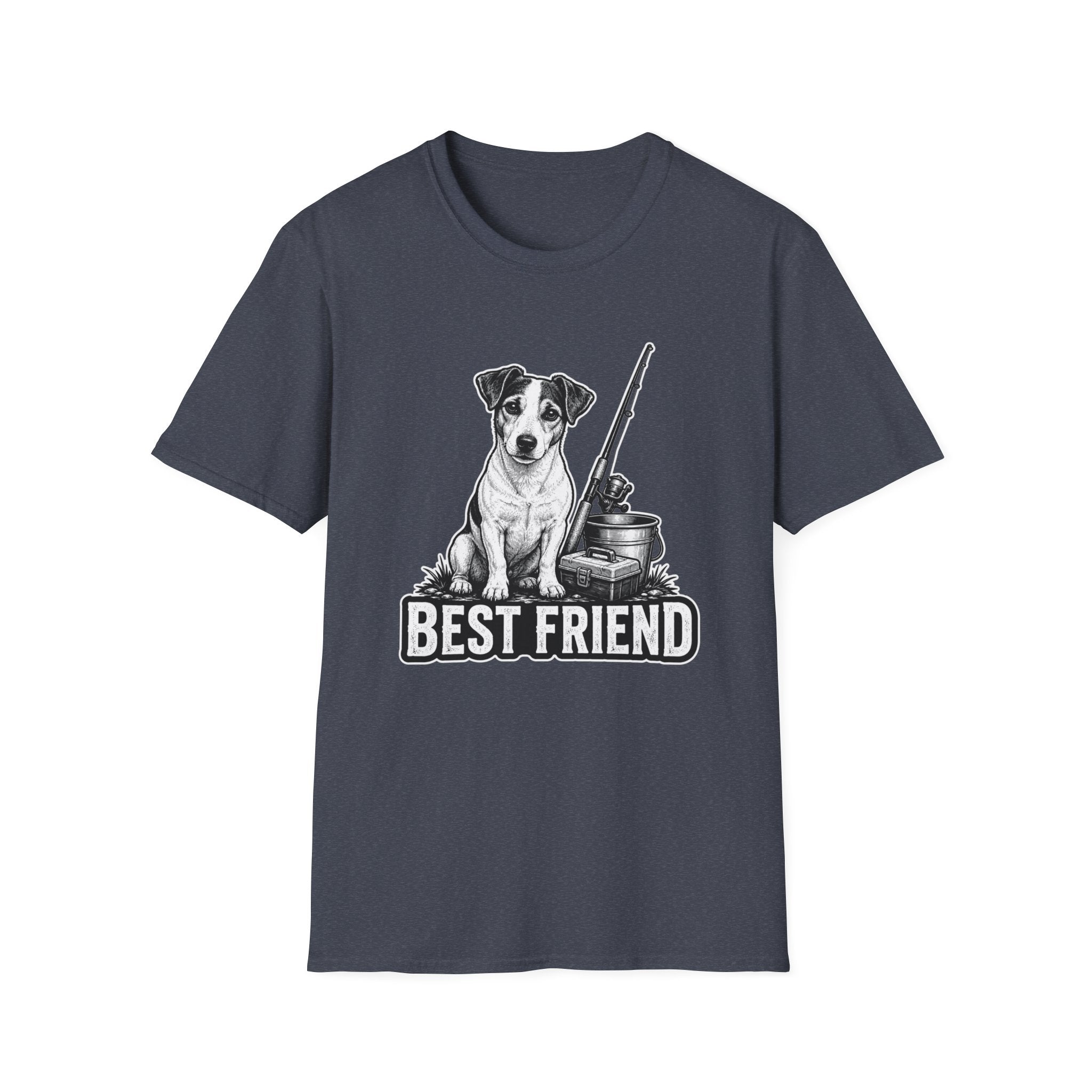 Jack Russell Best Friend Fishing T-Shirt