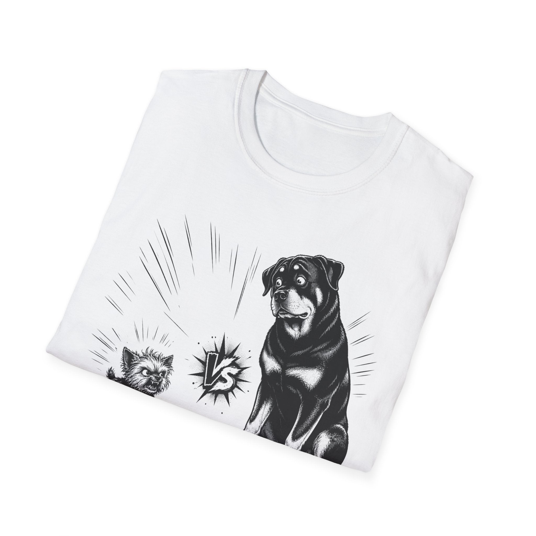 Yorkie VS Rottie T-Shirt
