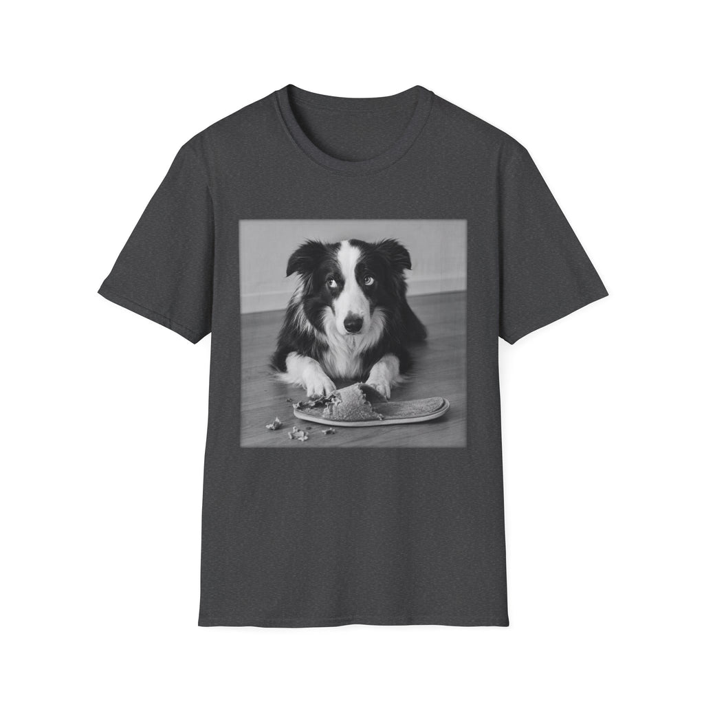 Border Collie Slippers Bad Dog  T-Shirt