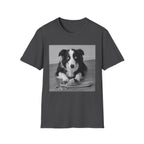 Border Collie Slippers Bad Dog  T-Shirt