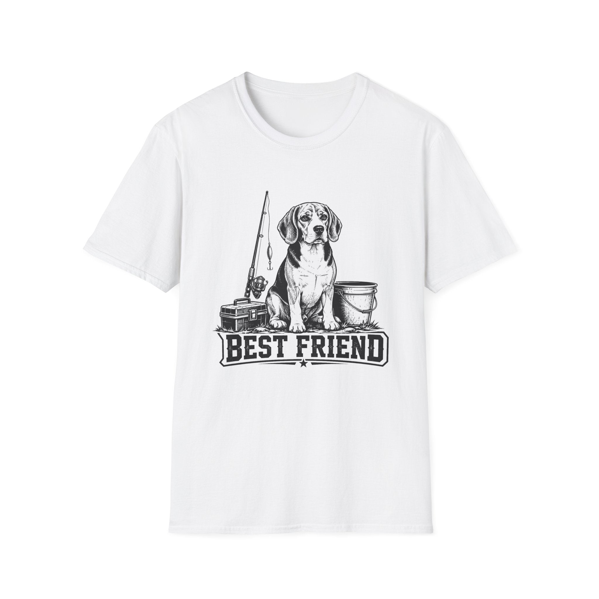 Beagle Best Friend Fishing Again T-Shirt