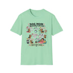 Dog Mom Weekend Flow Map T-Shirt