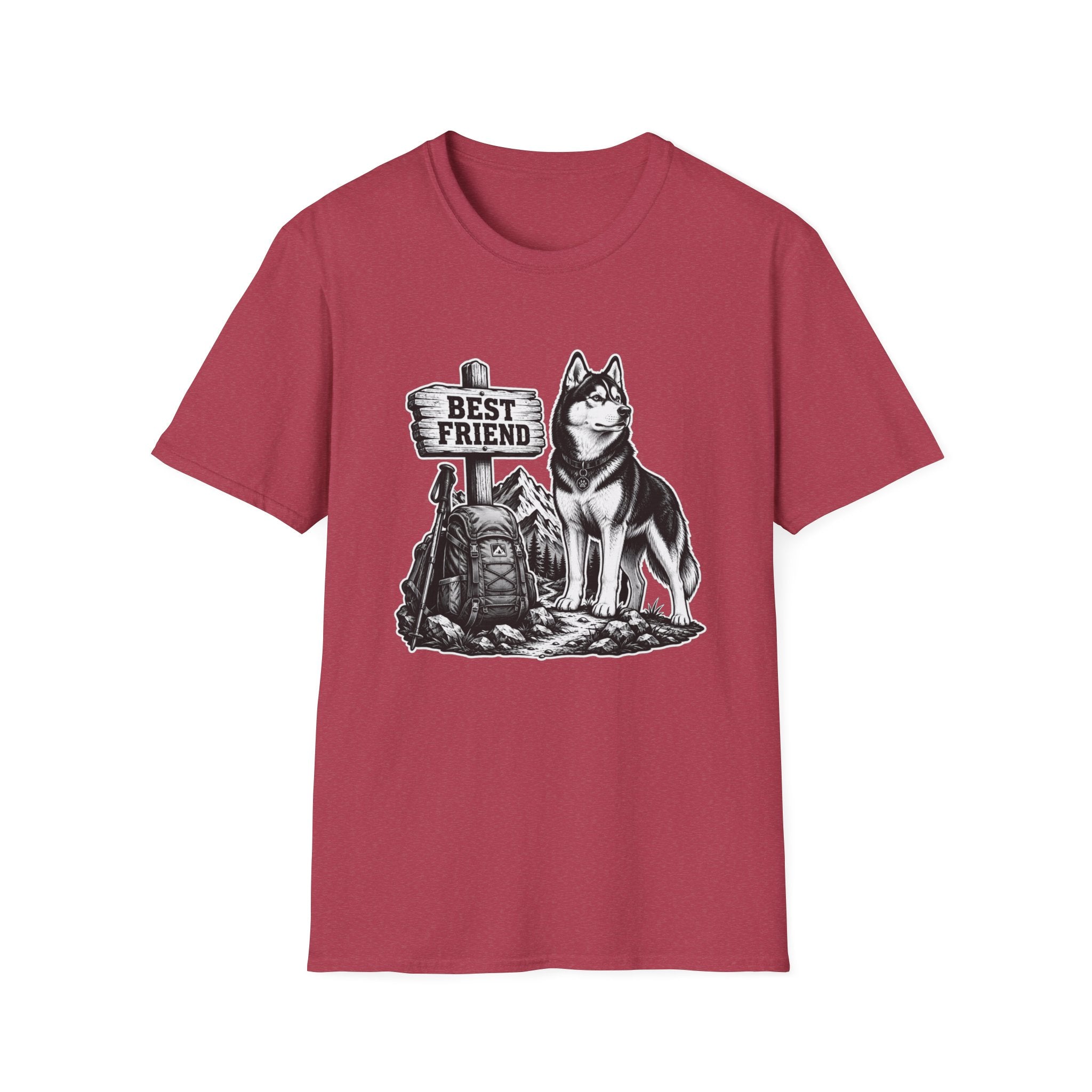 Husky Best Friend Hiking T-Shirt