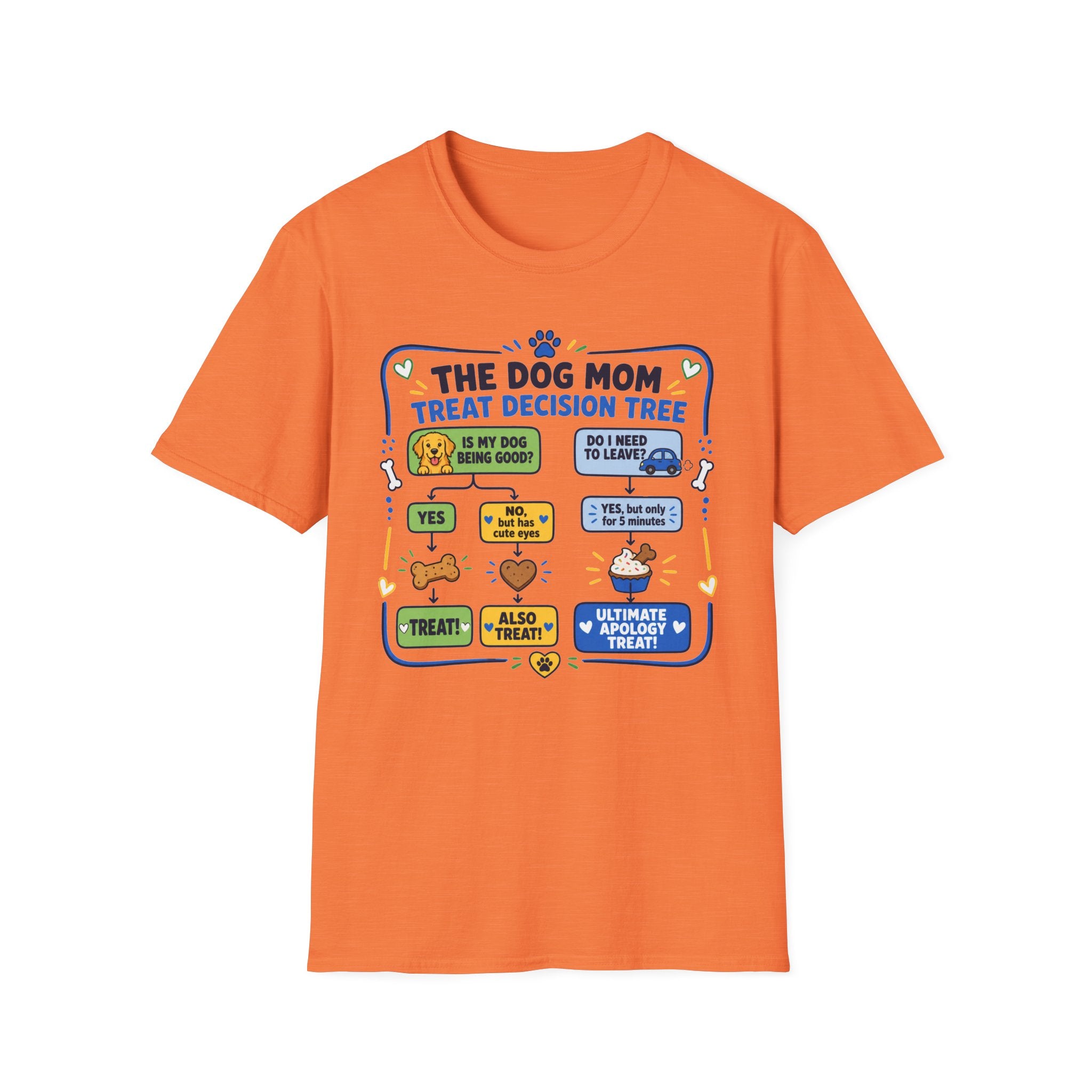 Dog Mom Treat Decision Tree T-Shirt