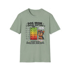 Dog Mom Social Battery T-Shirt