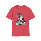 Border Collie Best Friend Yardwork T-Shirt