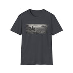 French Bulldog Behind Rocks Pose T-Shirt