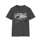 Border Collie On The Cliff Pose T-Shirt
