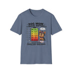 Dog Mom Social Battery T-Shirt