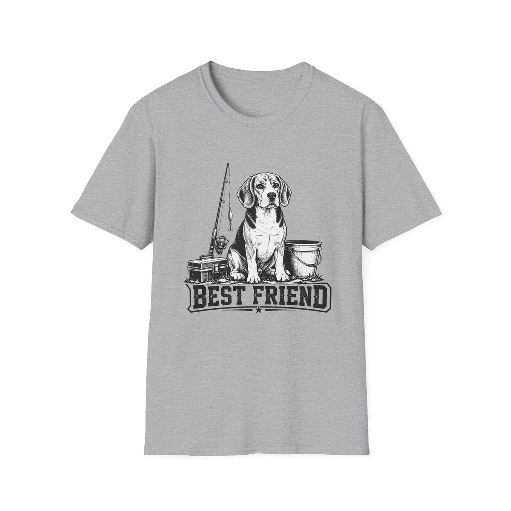 Beagle Best Friend Fishing Again T-Shirt