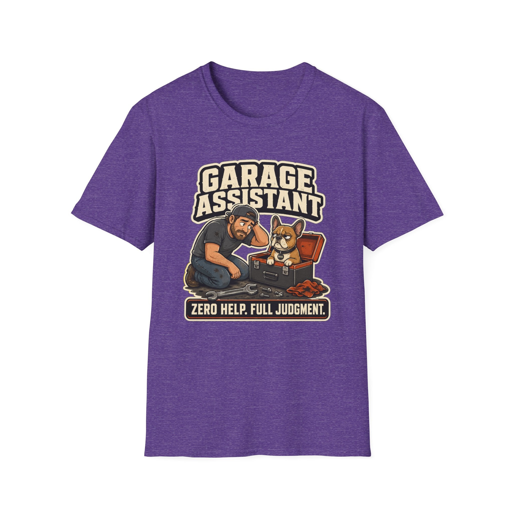 Frenchie Garage Assistant T-Shirt