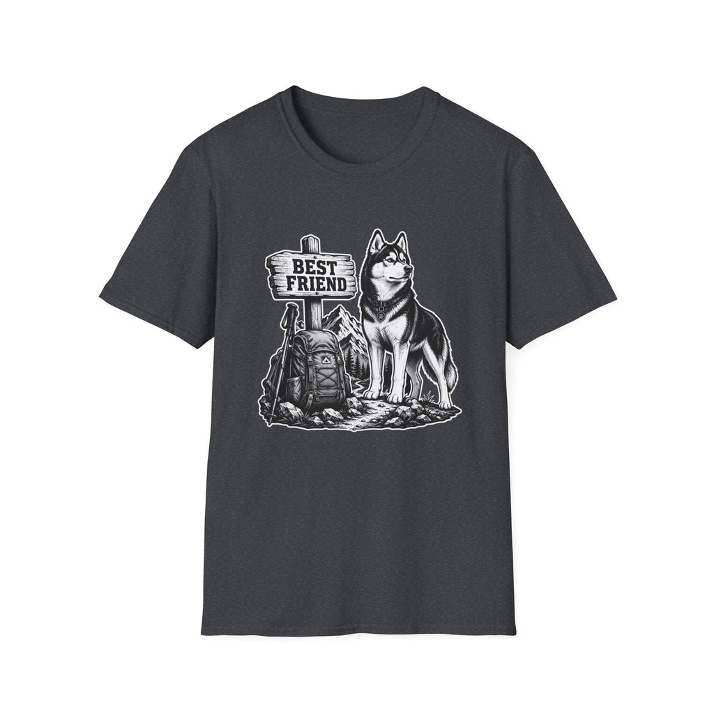 Husky Best Friend Hiking T-Shirt