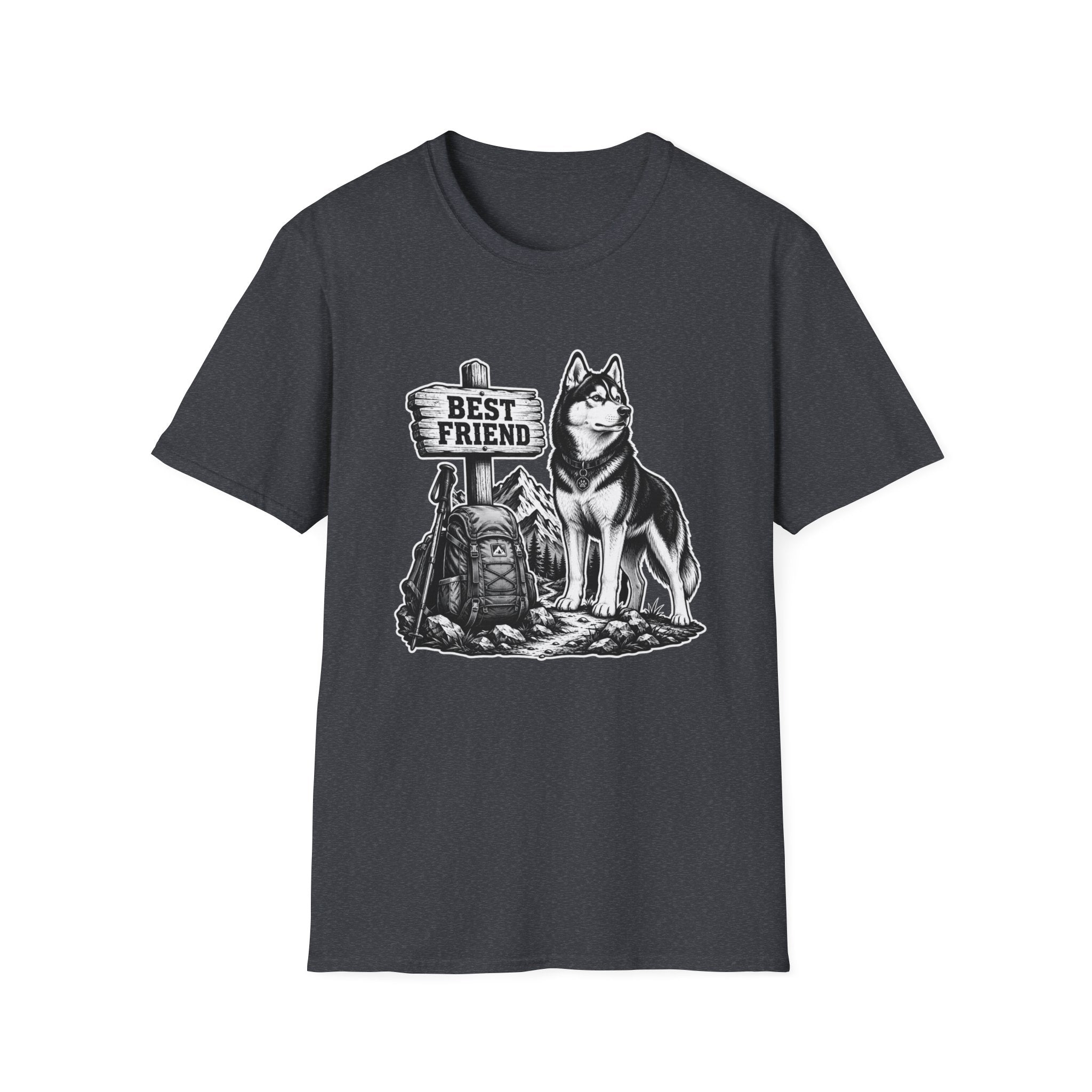 Husky Best Friend Hiking T-Shirt